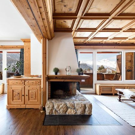 Spacious Apartment With Fantastic Alpine Panorama Санкт-Мориц Экстерьер фото