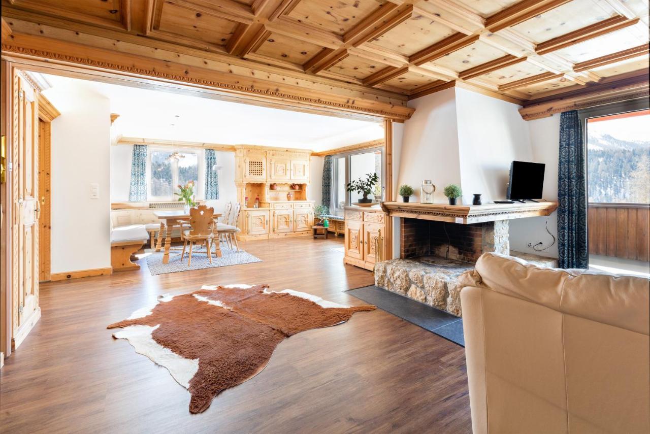 Spacious Apartment With Fantastic Alpine Panorama Санкт-Мориц Экстерьер фото