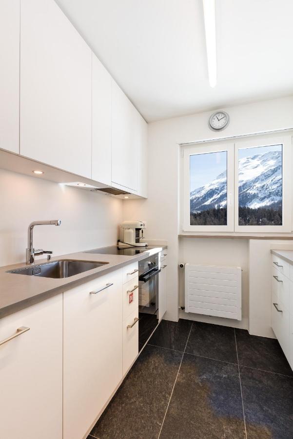 Spacious Apartment With Fantastic Alpine Panorama Санкт-Мориц Экстерьер фото