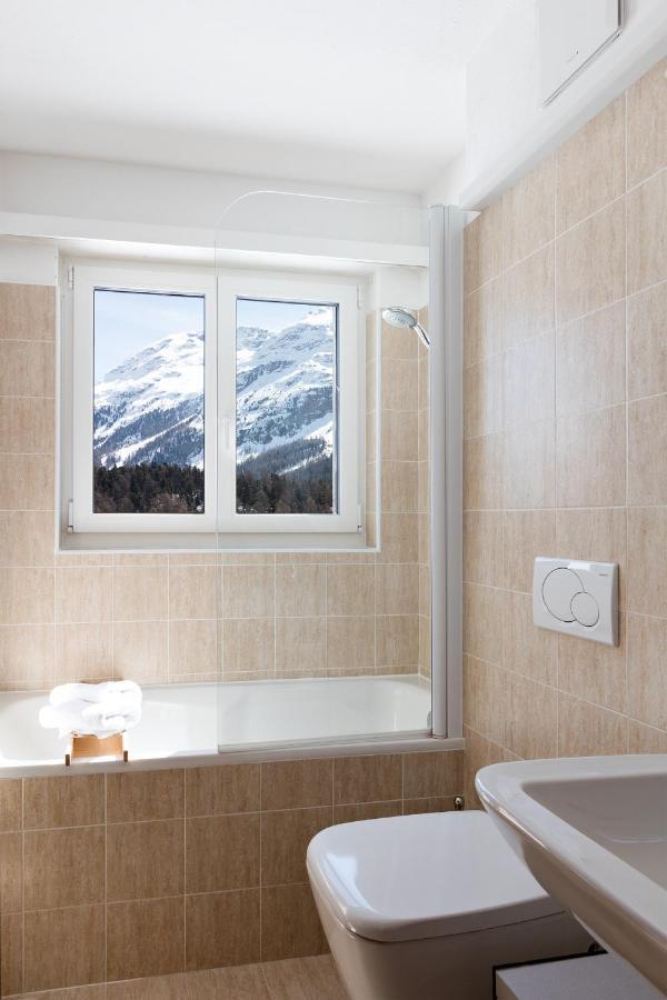 Spacious Apartment With Fantastic Alpine Panorama Санкт-Мориц Экстерьер фото