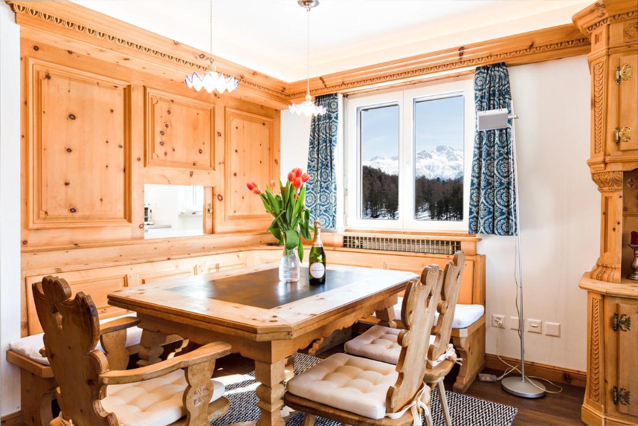 Spacious Apartment With Fantastic Alpine Panorama Санкт-Мориц Экстерьер фото