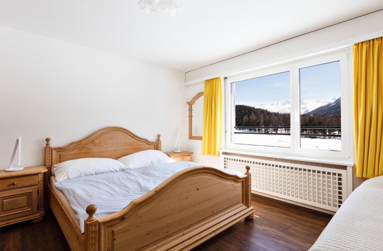 Spacious Apartment With Fantastic Alpine Panorama Санкт-Мориц Экстерьер фото